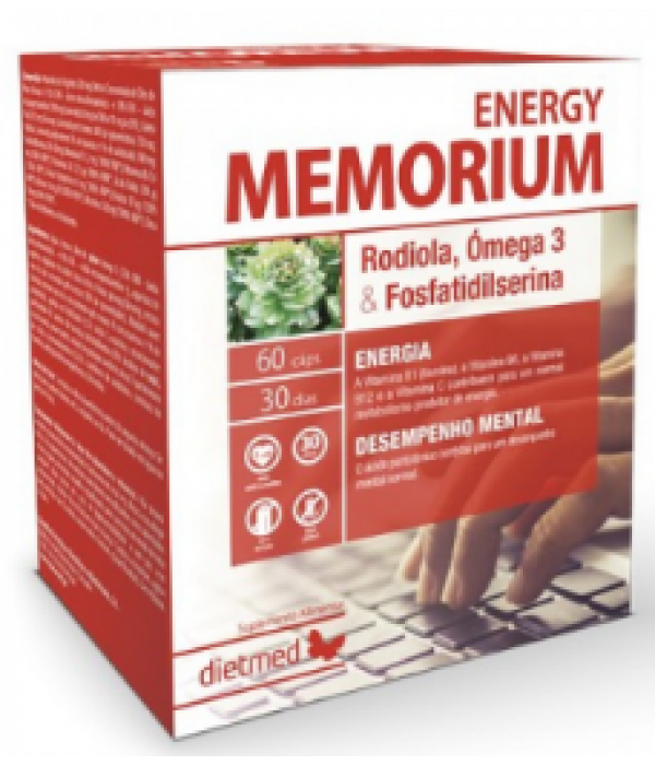 Memorium Energy - 60 Cápsulas - Dietmed